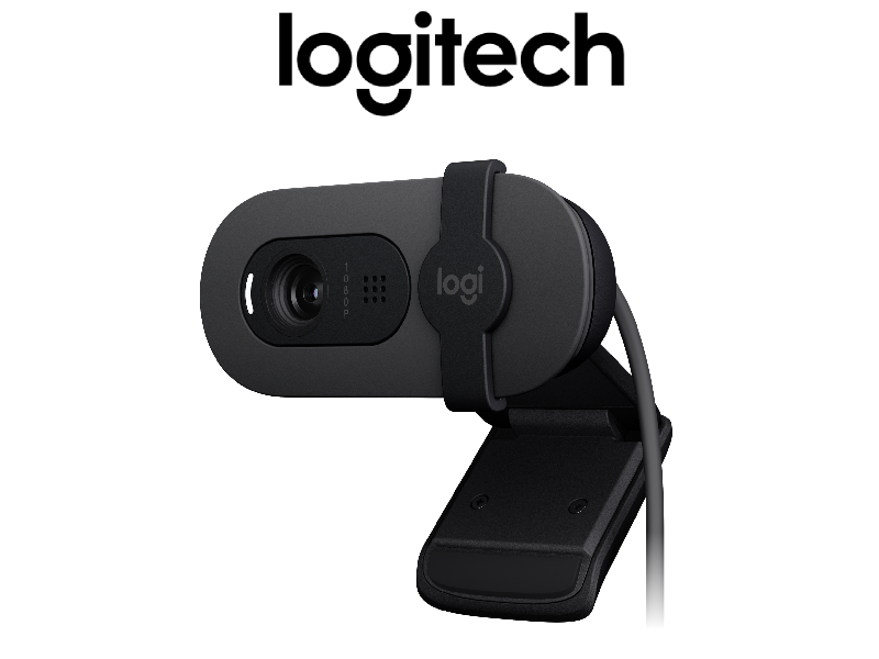 CAMARA WEB LOGITECH BRIO 100 GRAPHITE ( 960-001586 ) FHD 1080P - 30FPS